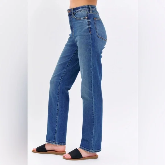 NWOT Judy Blue High Rise Straight Leg Jeans size 11 - Picture 2 of 12